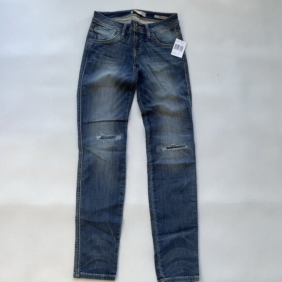 Guess Women’s Comfort Skinny Jeans Super Stretch Jeggings Fit Distressed Size 24 - Picture 2 of 13